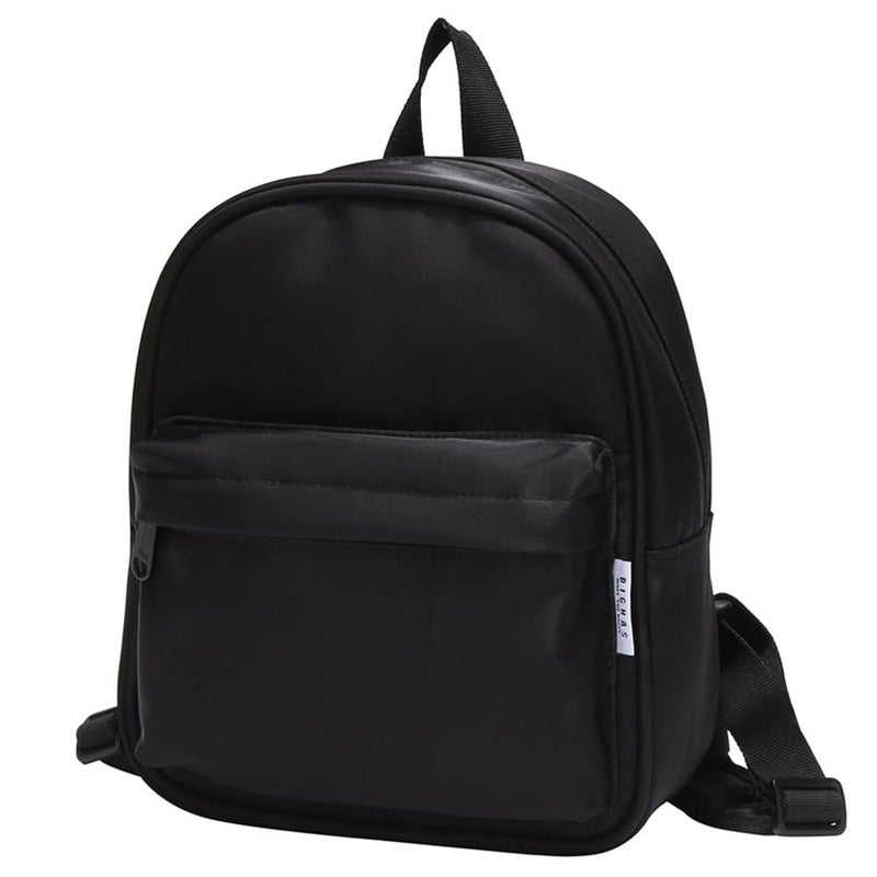 BIGHAS Lightweight Toddler Kids Backpack with Chest Strap For Boys and Girls, Preschool Kindergarten 3-6 Years Old 30 Colors (Black) - Image 1